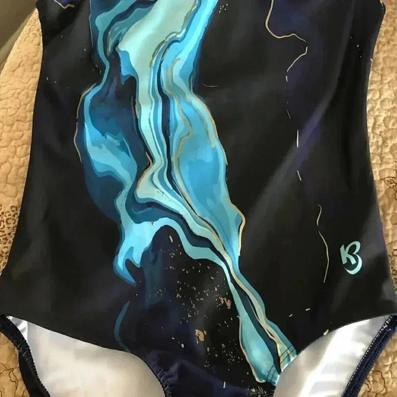 Girl's Quartz Gymnastics Leotard KBee - Picture 2 of 5